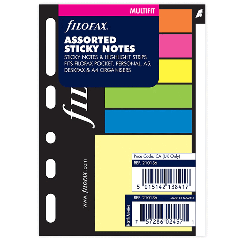 Filofax Personal Diary Small Sticky Notes